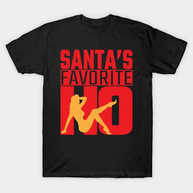 Santas Favorite Ho T-Shirt by MZeeDesigns